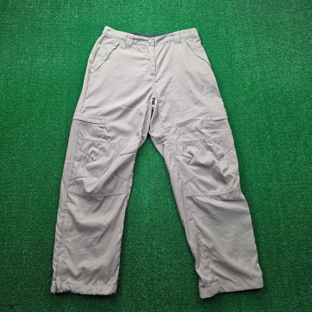LL Bean Vista Trekking Cargo Pants Womens Medium Brown Tan Hiking Outdoors 0DUA4
